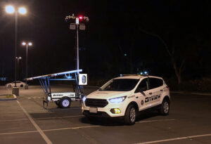 Security trailer and patrol vehicle